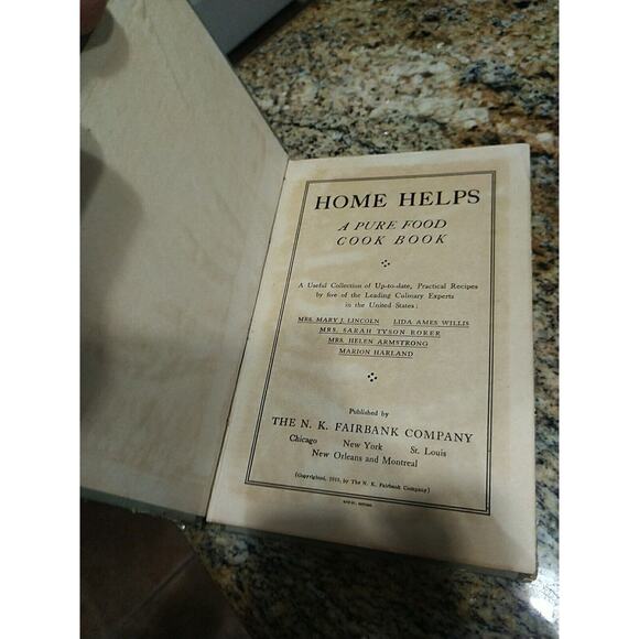 1910 Advertising Book Cottolene Shortening Home Helps Cookbook Recipes HB - Picture 3 of 8